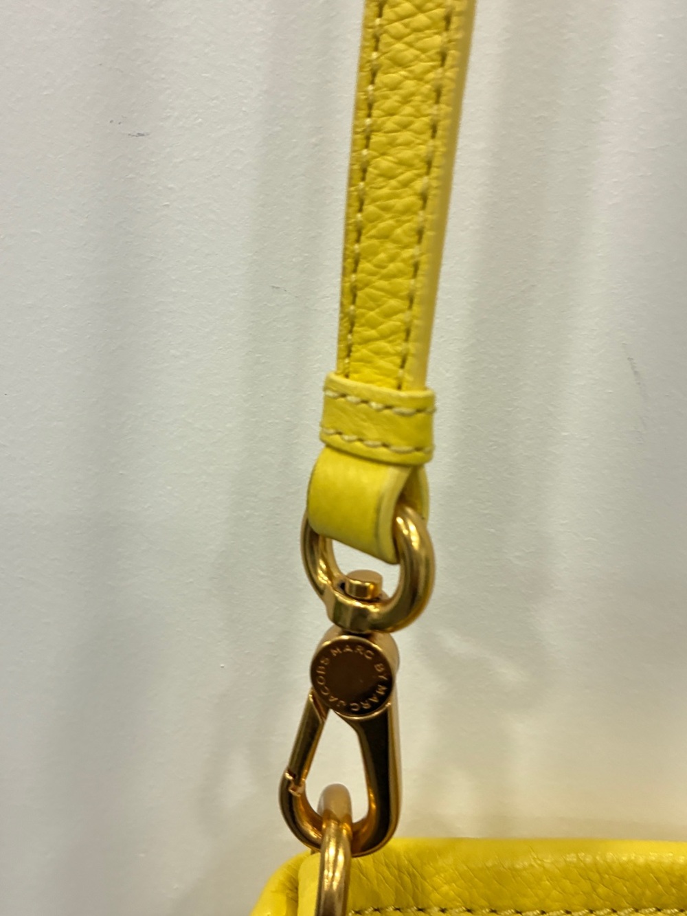 Marc by Marc Jacobs Yellow Leather Crossbody Bag - Picture 8 of 10
